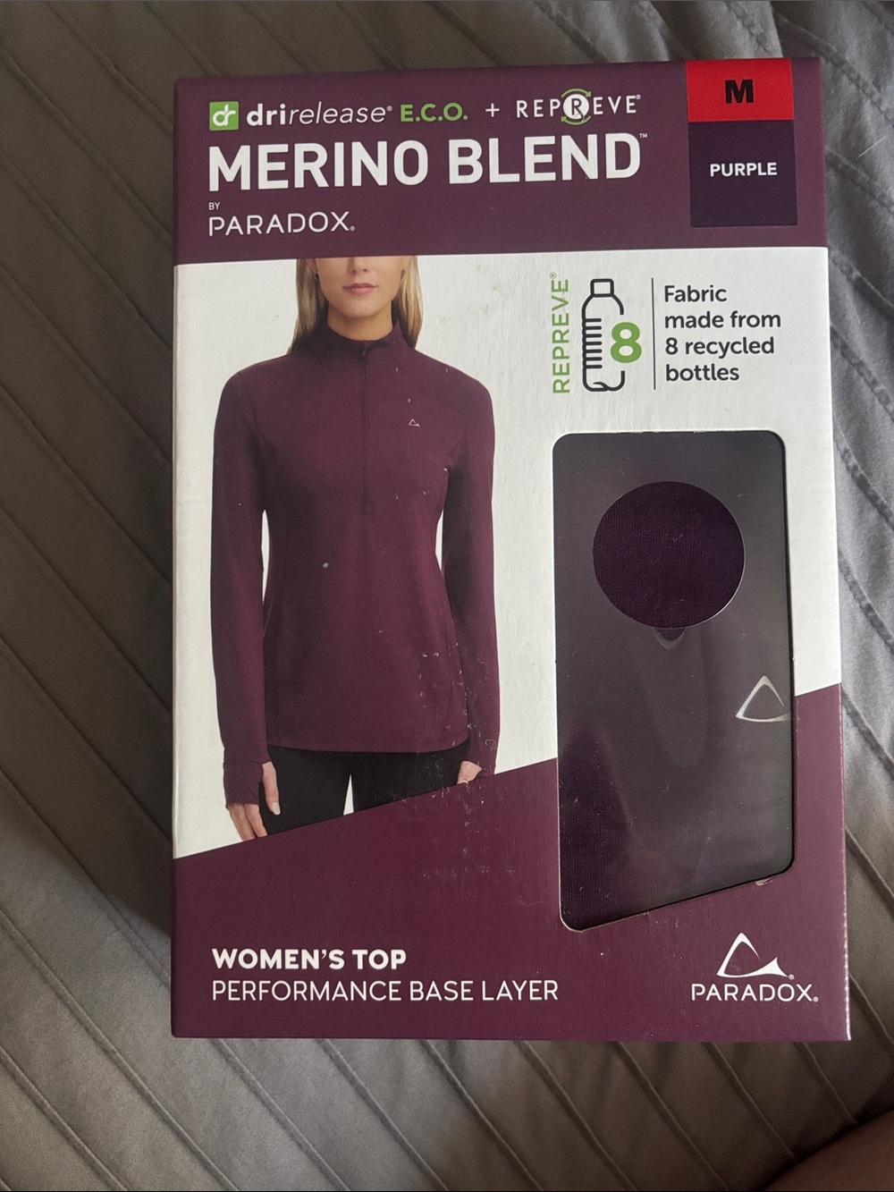 Paradox Women's Long Sleeve Performance Top - Plum Purple